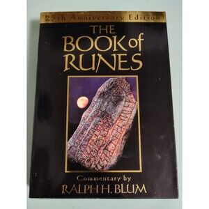 THE BOOK OF RUNES SET RUNES & BOOK US GAMES SYSTEMS 25TH ANNIVERSARY EDITION NEW